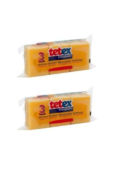 ТЕТЕХ 144 Губки с абразивом 3шт