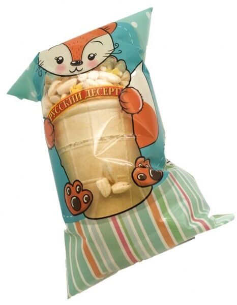 Воздушные Зерна Риса 35гр с Цукатами в Вафельном стаканчика в сахарном сиропе