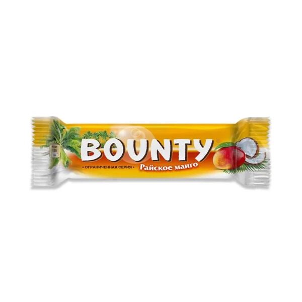 Шок.бат Bounty Райское манго 52 гр