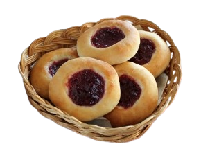 Ватрушка с повидлом