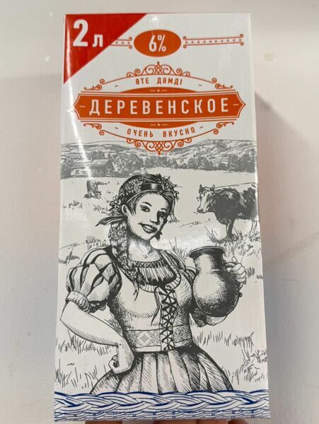 Деревенское 6%,  2л  TBA