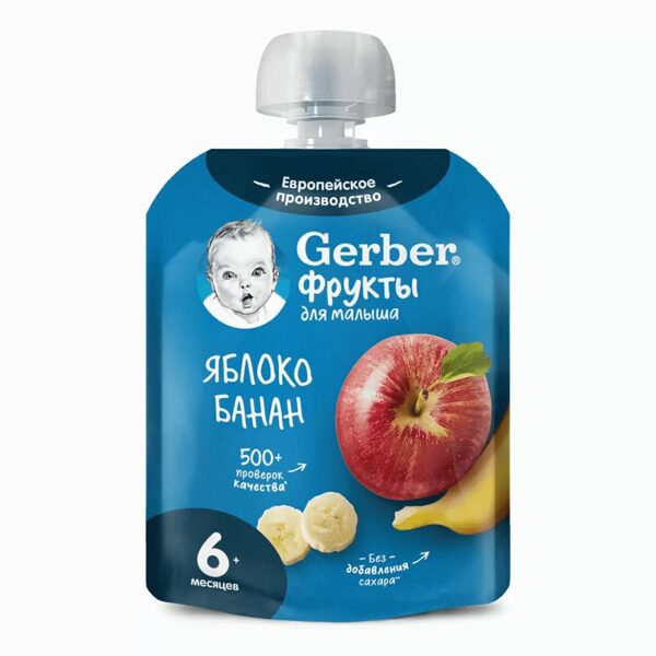 GERBER Яблоко Банан 90г