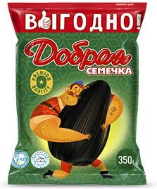 Семечка жареная "Добрая семечка" 350гр /10шт/ Р921