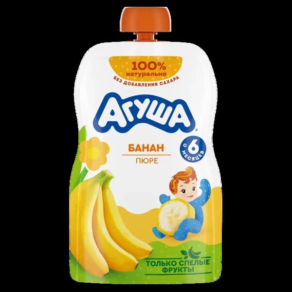 Агуша Пюре 90г Банан