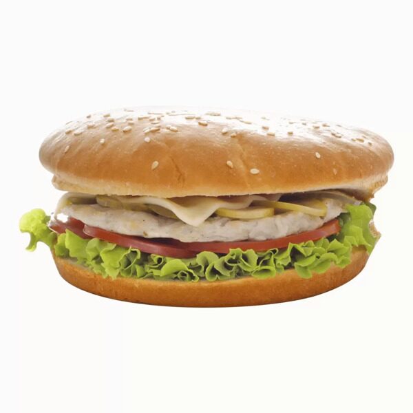 Гамбургер с котлетой из Курицы 1шт.