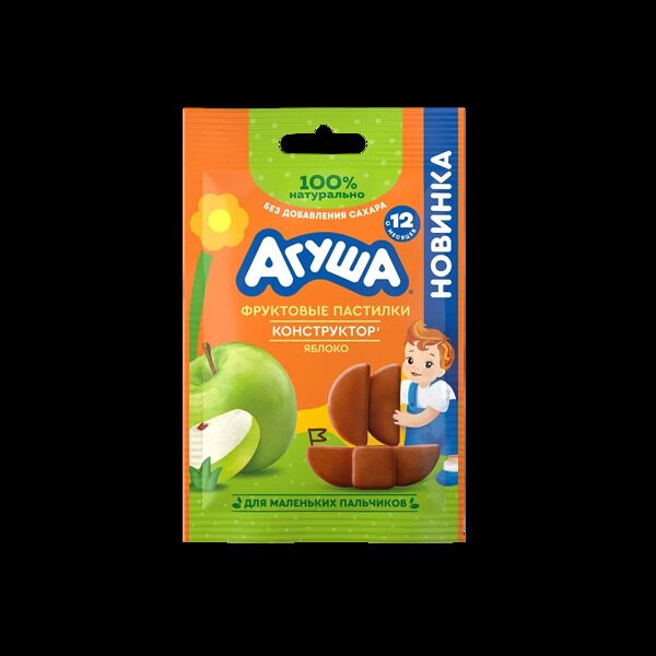 Агуша Фруктовые пастилки «Яблоко» 12гр