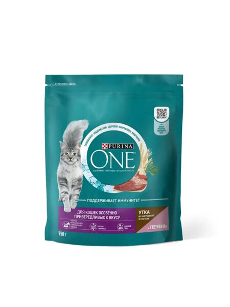 ONE Приверед Кош Инд Утка Морк 75g