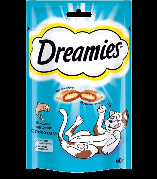 DREAMIES лаком.подуш Лосось 60 гр