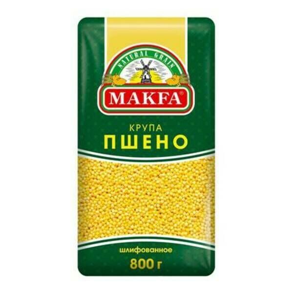 Макфа Пшено шлифованное 800 гр