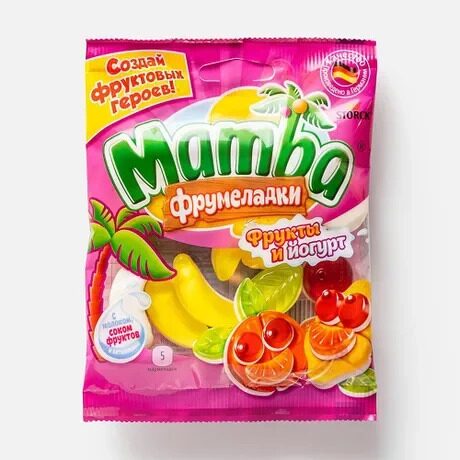 Мармелад Mamba 140г Фрукты И Йогурт