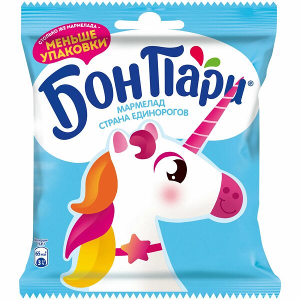 БонПари Желе 100г Единорог