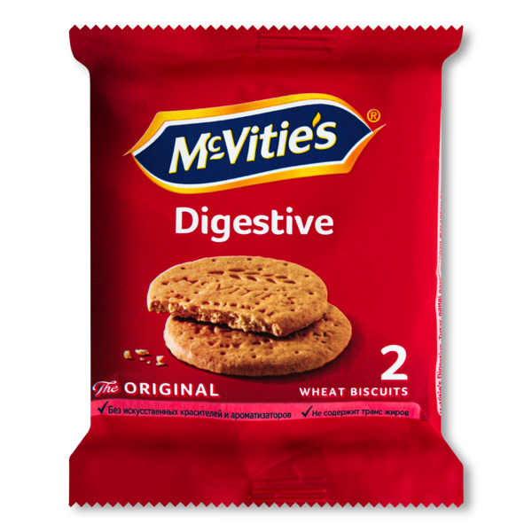 McVitie`s Digestive печенье из цельнозерновых злаков 29,4гр.*6*12
