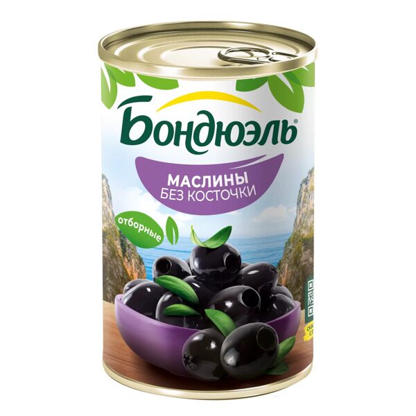 Маслины Бондюэль 300г без Косточек