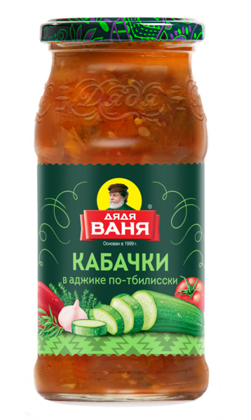 Кабачки Дядя Ваня в аджике по-Тбилисски 460 гр