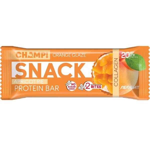 Champ Snack Батончик протеиновый "Абрикосовый пай". Упаковка 40 г