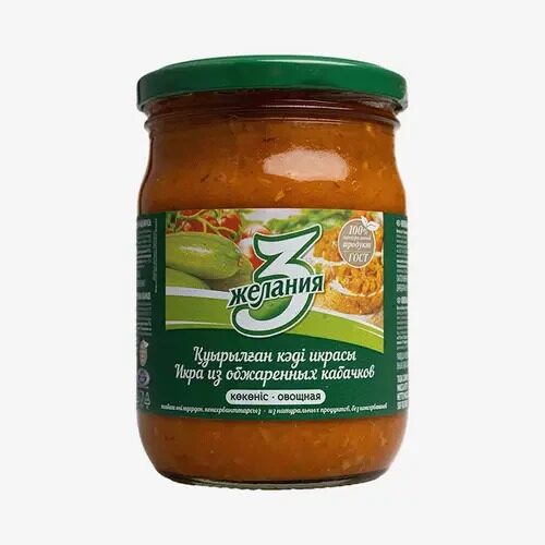 Икра из кабачков 510гр ст/б 3 желания